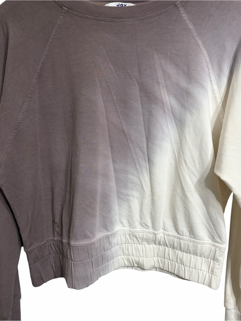 JoyLab Taupe-to-Cream Ombre Sweatshirt - Picture 2 of 7